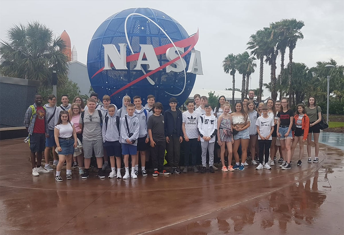Cornelius Vermuyden School Students visit NASA