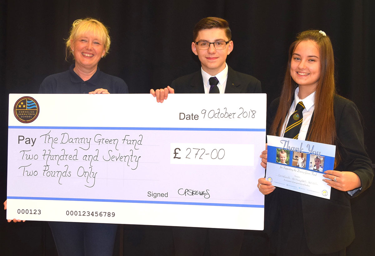 Student Council Members Raise Money for Danny Green Charity